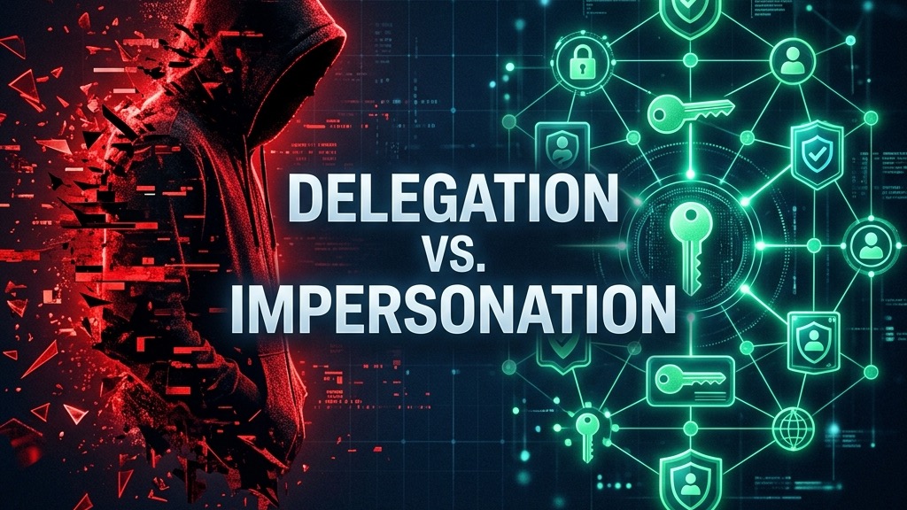 Delegation vs. Impersonation: The AI Identity Architecture Decision