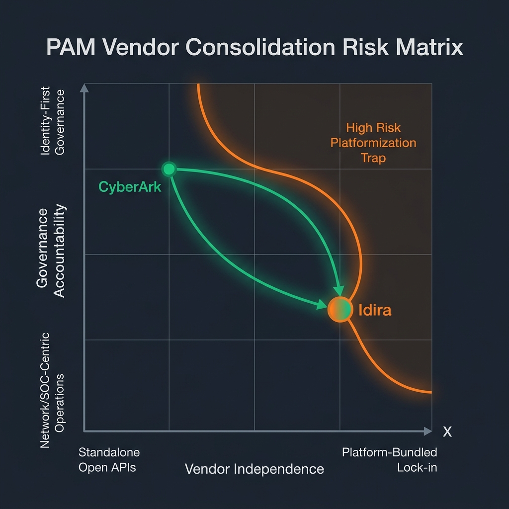 Framework: PAM VENDOR CONSOLIDATION RISK MATRIX