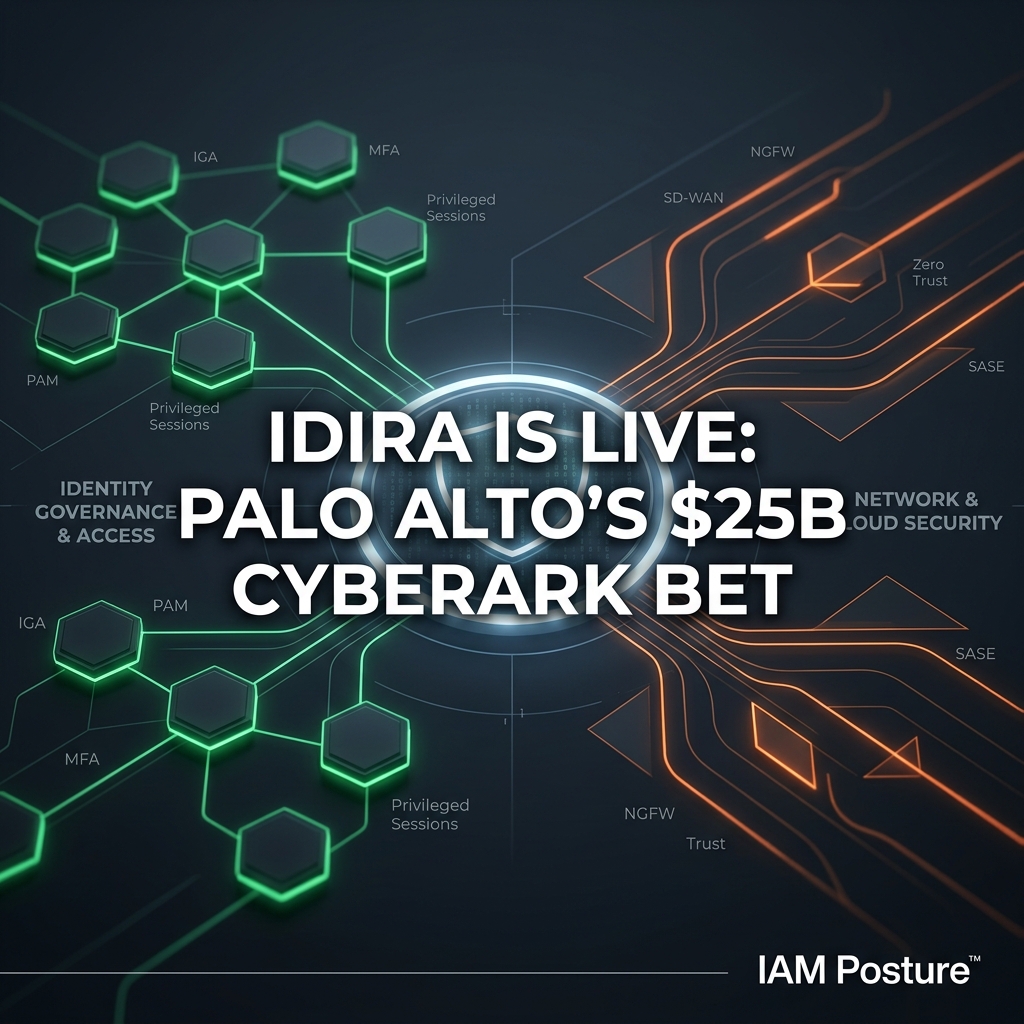 Idira Is Live: What Palo Alto's $25B CyberArk Bet Means for PAM
